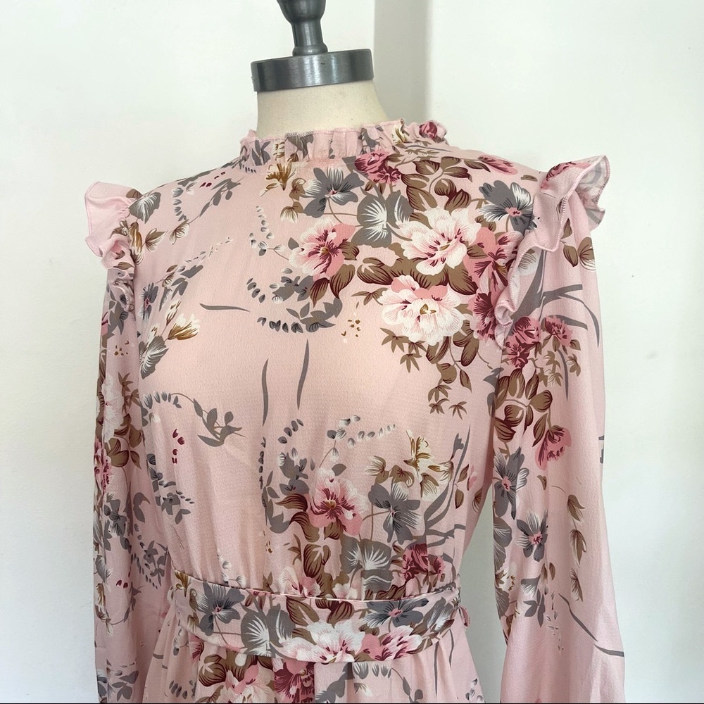 Long Sleeve Floral Dress
